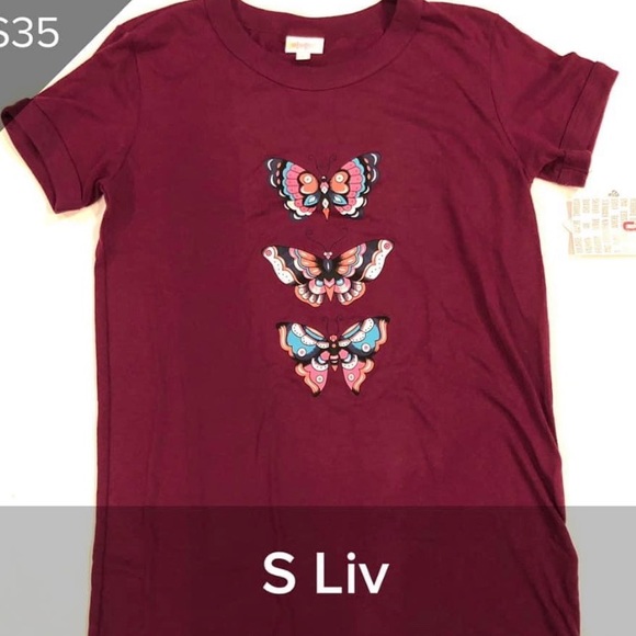LuLaRoe Tops - Lularoe NWT Size Small Butterfly Liv 🦋